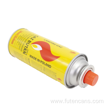 223g 225g 227g butane gas can with valve
